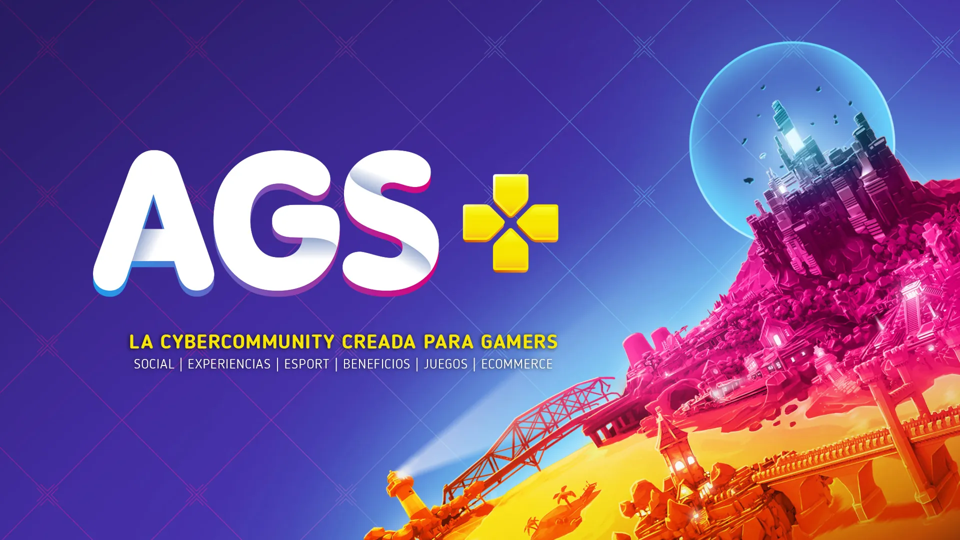 AGS+ · La cybercommunity para gamers